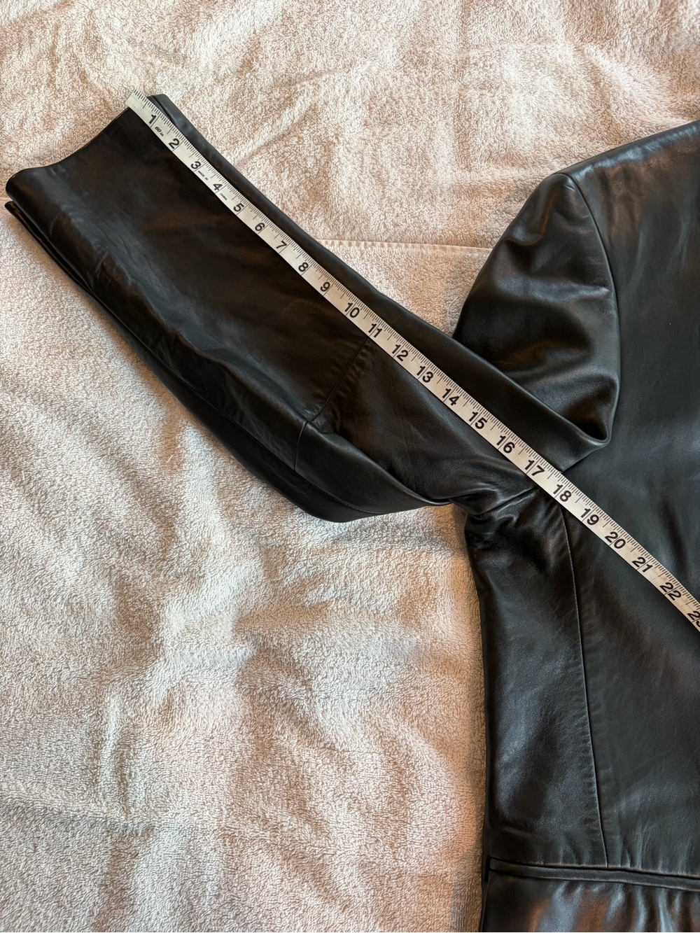 Hugo Boss Lambskin Leather Blazer Jacket Black Barney's New York Men's Size 42R - Picture 15 of 16